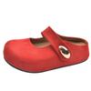 Niche retro baotou wearing half slippers women's spring and summer temperament with skirts Mary Jane