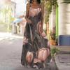 Women's Slip Dress Maxi Long Dress Flower Pattern Print Dress Spring & Summer Leisure Vacation