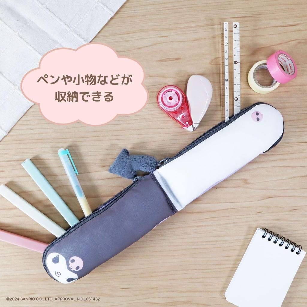 Kutsuwa Sanrio Pencil Case Rilala Kuromi SA003E