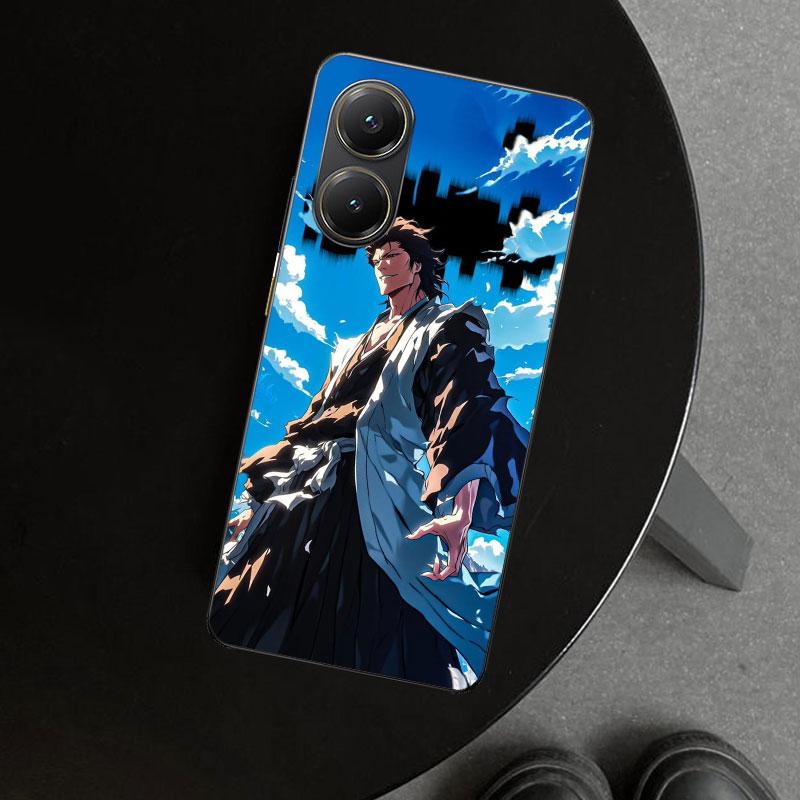 Aizen Sousuke Bleach Phone Case Cover for Xiaomi Poco X6 X5 X7 Pro F7 Ultra Redmi 15C 15 13C 13 12C 12 10C 10 10A 9C 9A 9T 9 Coq