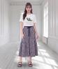 L By L Black Floral Wide Pants