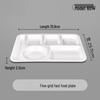 Melamine Multi-Compartment Fast Food Tray