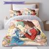 Eureka Seven Pattern Bedding Quilt Set Quilt Cover Pillowcase Home Decoration Birthday Gift (1 * duvet cover + 2 * pillowcase, without core)