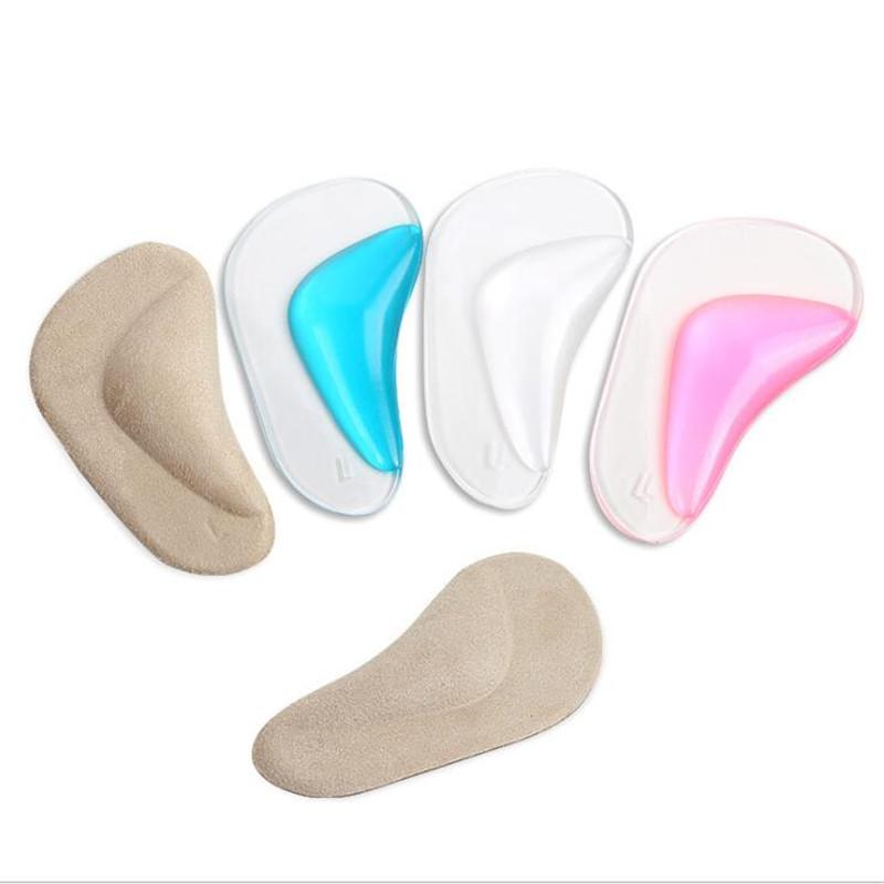 Professional Arch Orthotic Support Insole Foot Plate Flatfoot Corrector Shoe Cushion Foot Care Insert Insoles Silicone Gel 1Pair