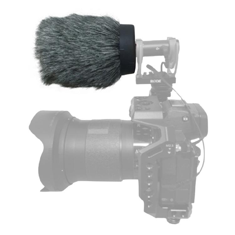 Microphone Windscreen Outdoor Artificial Fur Windshield for Rode Videomic Go II