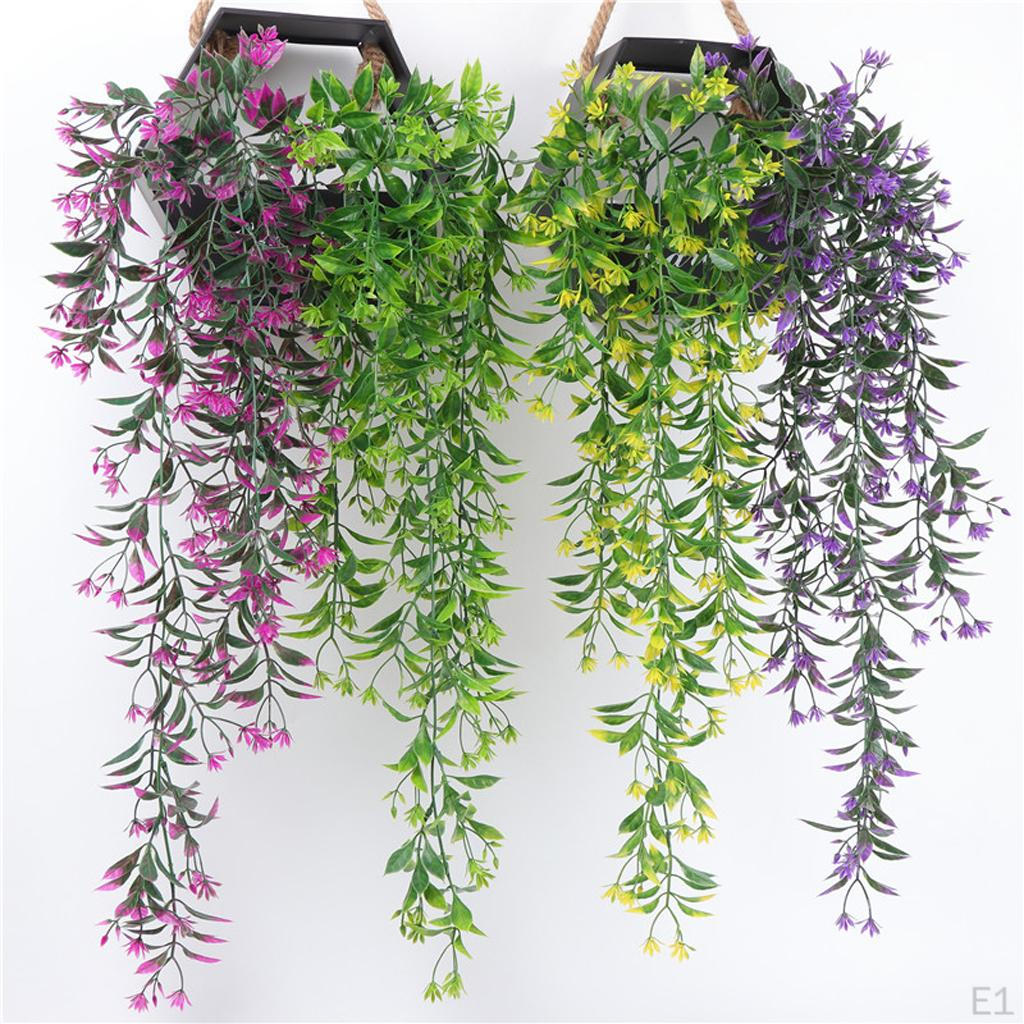 1 Bouquet 5 Branches Artificial Flower Garland Home Kitchen Garden Office Wedding Wall Decor
