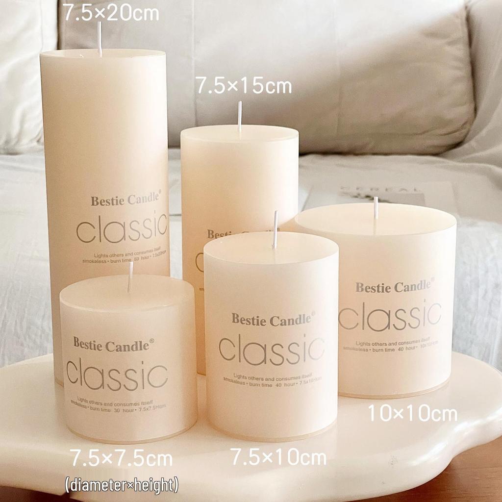 Scentless Smokeless Cylinder Candles for Weddings, Birthdays, Romantic Decor, Hotel, Church, or Dining.