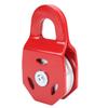 Bloco de Polia de Reboque 8 Toneladas Vermelho Resistente Multifuncional Bloco de Polia de Reboque para Caminhão Trator ATV UTV