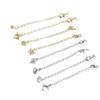 18K Gold-Plated Dolphin Shell Tail Extension Chain for DIY Bracelets/Necklaces with Lobster Clasp – High Color Retention, Fashionable Light Luxury