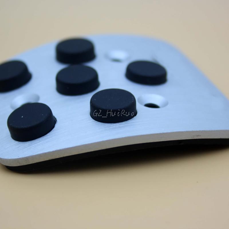 Manual MT LHD Aluminum Pads Pedal Set Gas Brake Footrest 4pcs For Honda CIVIC 2006 2007 2008 2009 2010 2011 Car Accessories