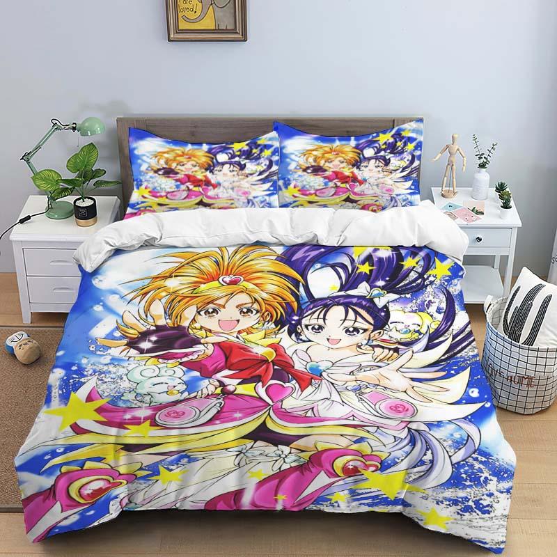 The Three-piece Pretty Cure Bedding Set—which Includes A Duvet Cover and Two Pillowcases—is The Perfect Holiday Choice.