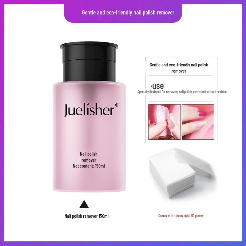 Nail Polish Remover for Gel, UV Gel, and Regular Polish - Large Bottle with Free Shipping.