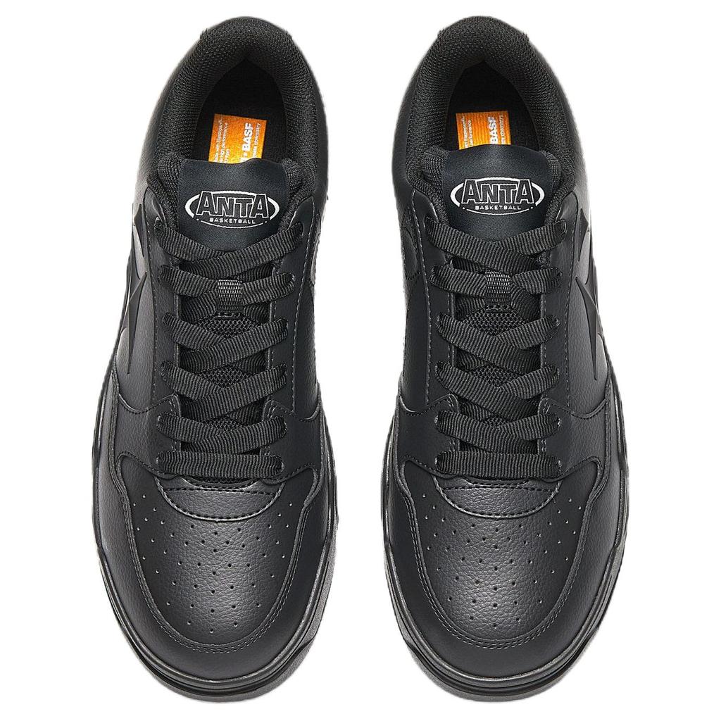 Anta Skyspace Basketball Culture Trendy Versatile Retro Casual Simple Durable Breathable Low-Top Sneakers Men Sneakers Black 912541804-4