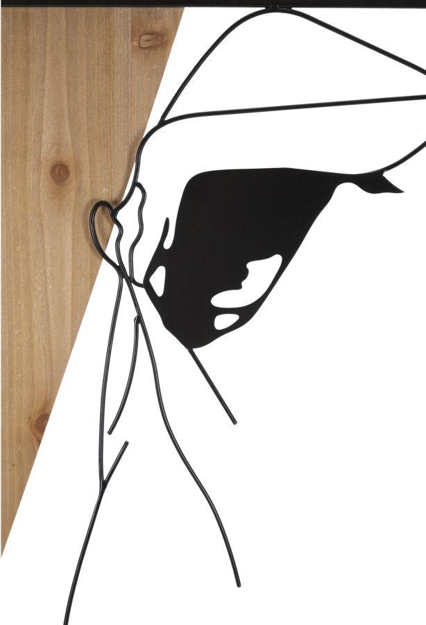 Wall Panel Strip -B- Iron And Wood Cm 50X2X90