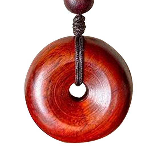 Přívěsek ze santalového dřeva Svědek lásky Malé prohlášení štěstí Hladká textura Hřejivý dotek Přívěsek ve tvaru srdce