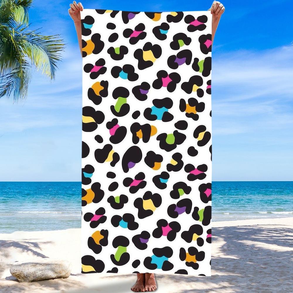 Summer Pineapple with Sunglasses Beach Towel Tropical Print Quick Dry Towel
