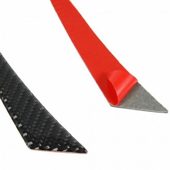 2PCS Carbon Fiber Interior Console Panel Frame Trim Fits Infiniti Q50 Q60 14-19