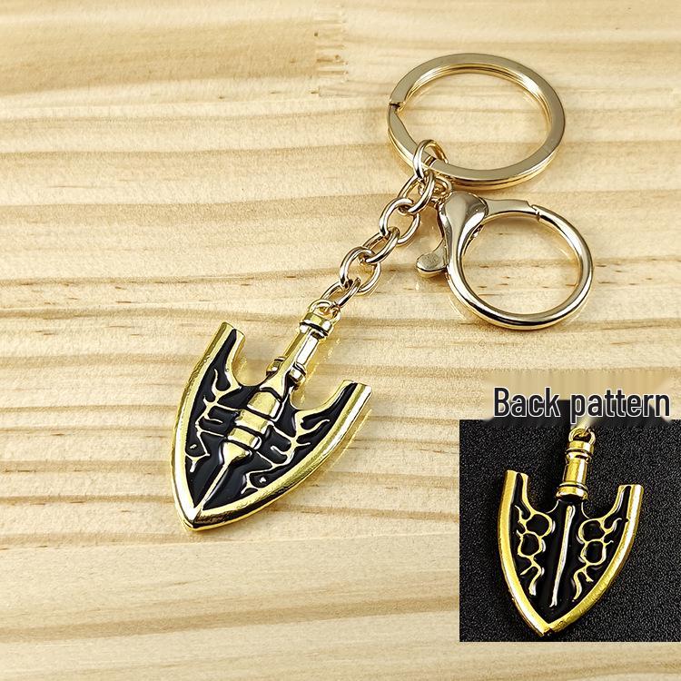 Golden Wind Stand Arrow Keychain - JOJO's Bizarre Adventure Backpack Charm