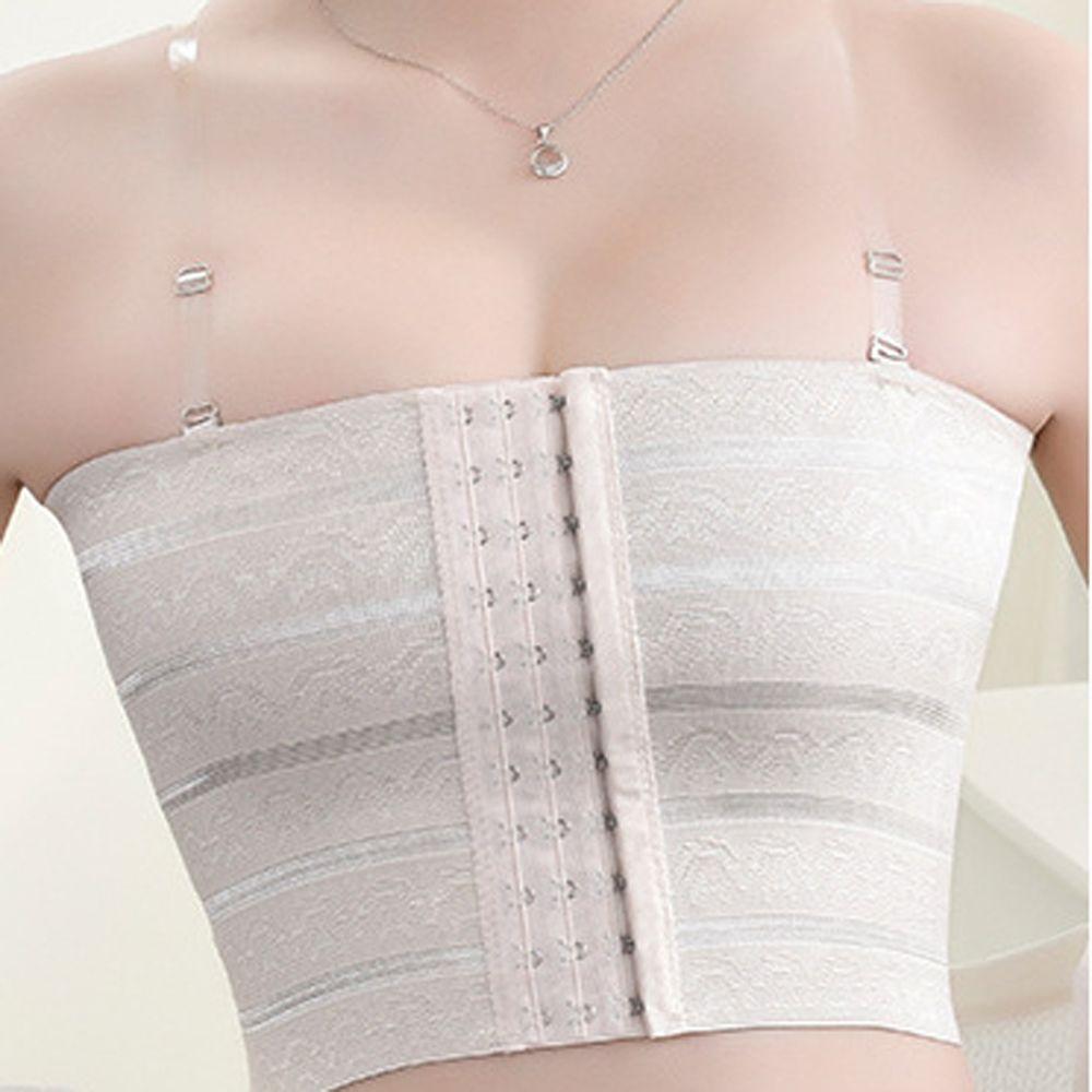 Seamless Comfortable Short Shaperwear Buckle Bustiers Breast Binder Tomboy Bra Women Corsets Vest