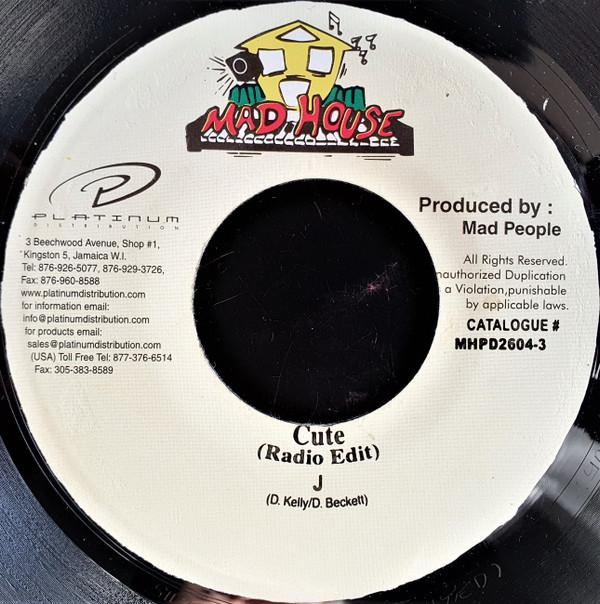 

7inch Record SINGER J - Cute MHPD26043 Mad House 2002 Jamaica Reggae, Ska & Dub Used