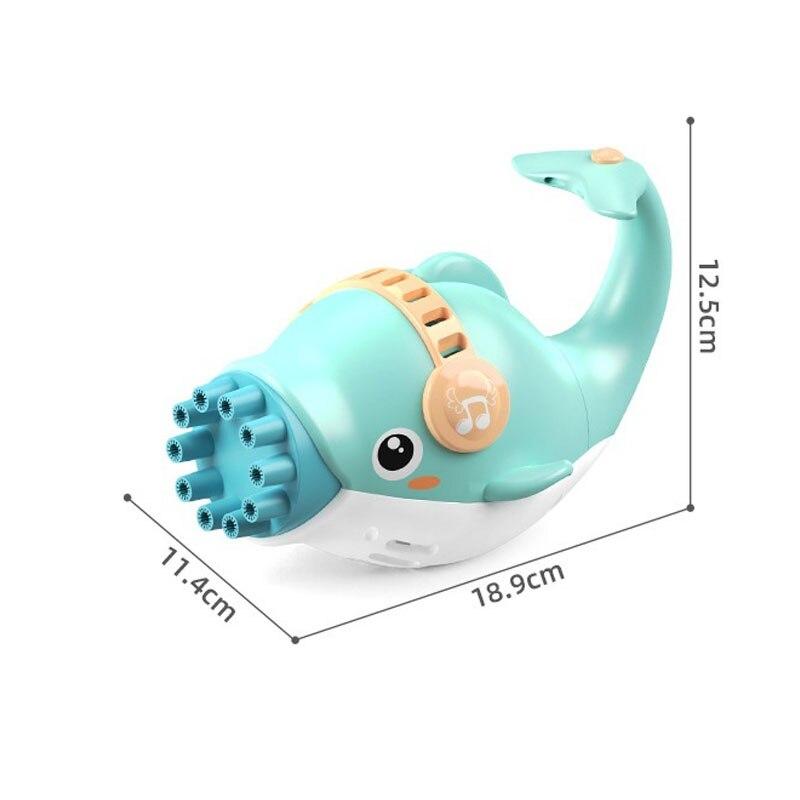 Cartoon Camera Bubble Machine Dolphin Bubble Gun Blowing Automatic Soap For Kids Summer Outdoor Children Toys Gift