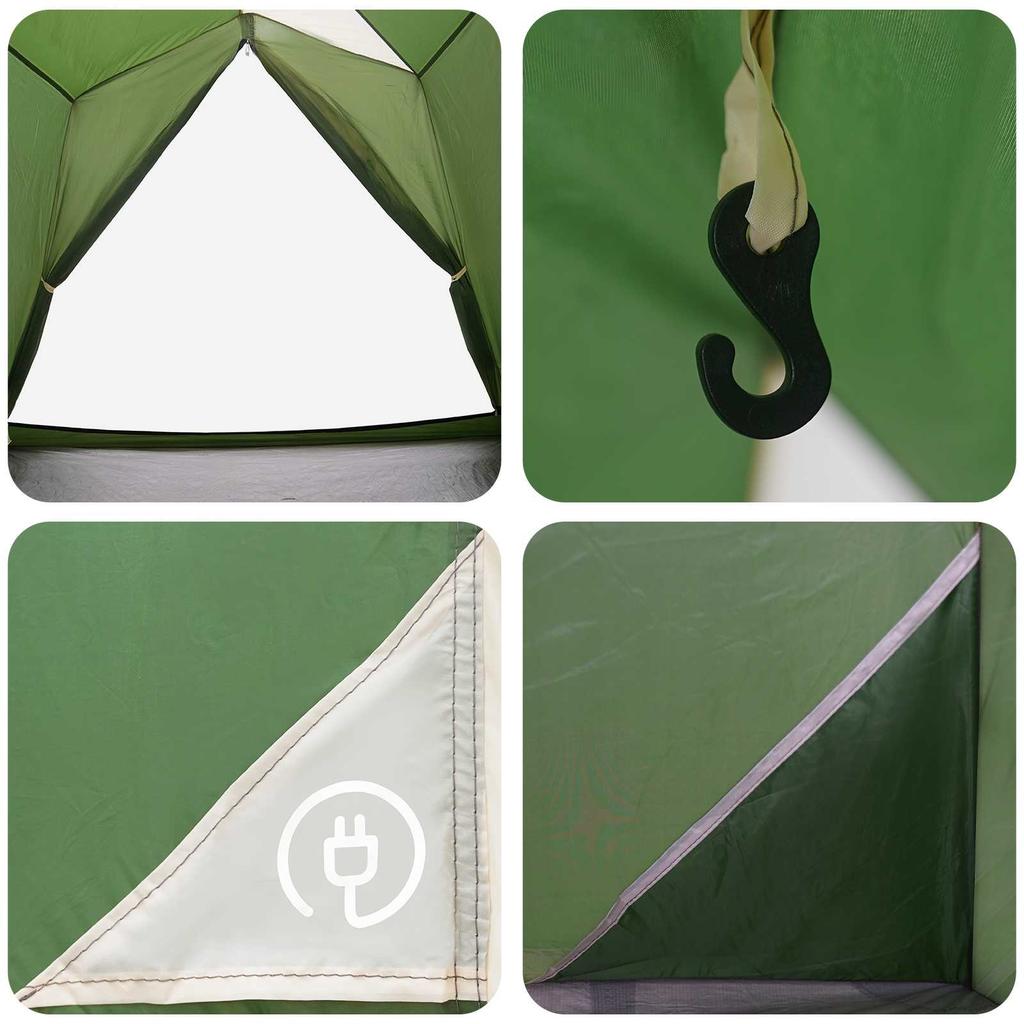 Tunnel Tent Green 2 Person 185T Polyester with PU Coating