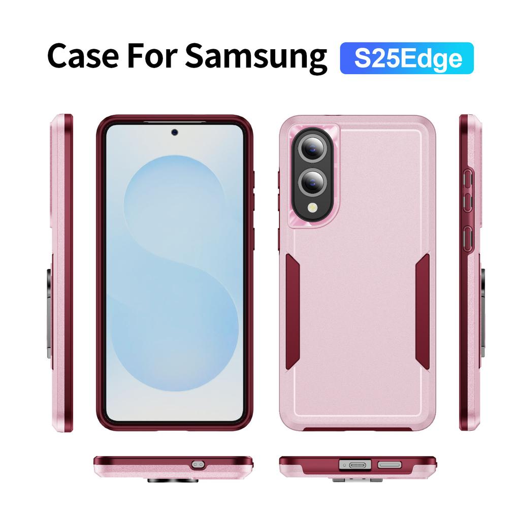 2-in-1 Military Grade Anti Drop and Fingerprint Resistant Phone Case, Niche for S25Edge for Samsung Phone Case