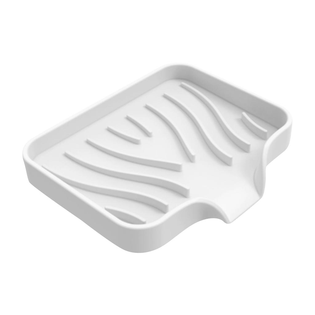 Silicone Soap Dish With , Bar Soap Holder For Shower,Bathroom And Kitchen Sink Organizer,Self Soap Tray