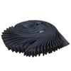 LEGANCE Room Divider Center Black and Toggler Sold General-Purpose Curtain, (Rail Separately)