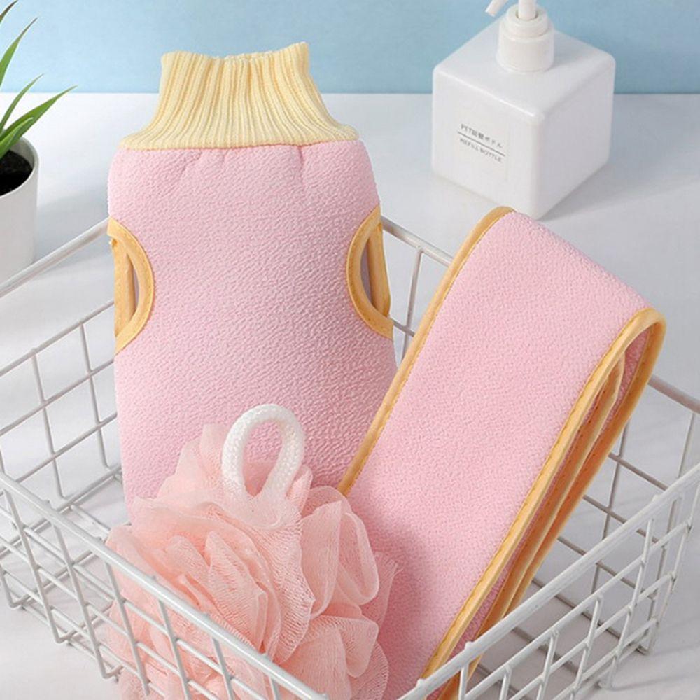 Home Hotel Bathing Cleaning Brush Sponge Pad Bathroom Supplies Bath Mitts Back Scrubber Shower Ball