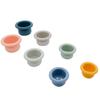 Hourglass Stacking Cup Water Playing Toys for Pools Bathtub Shower Interactive Toy for Baby 6M+ Early Learning 7Pieces