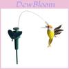 Oiseaux Colibris Vibrants à Énergie Solaire pour une Décoration de Jardin Enchanteuse