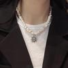 ^1Pc Retro Hip Hop Ethnic Style Sun Pendant Necklace Beaded Collarbone Chain For Women Neck Decor Accessories Gift
