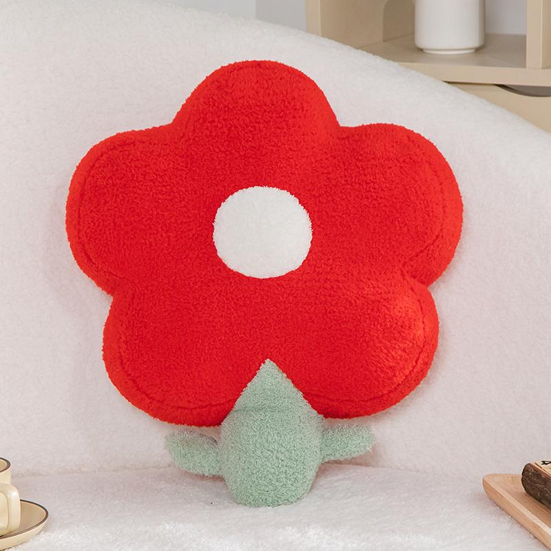 Nordischer Stil Blume Kissen Lächeln Wolke Wurfkissen Tulpe Sonnenblume Plüschtier Kuschel Plüschtiere Mädchenhaftes Zuhause Dekoration Geburtstagsgeschenke