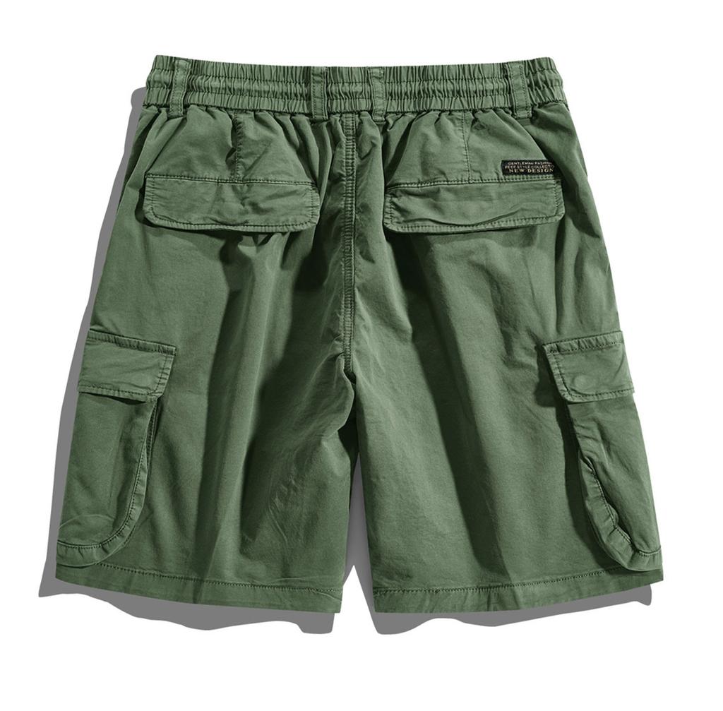 Pantaloncini Cargo da Uomo Casual Colorati da Esterno con Tasche Lavoro Spiaggia