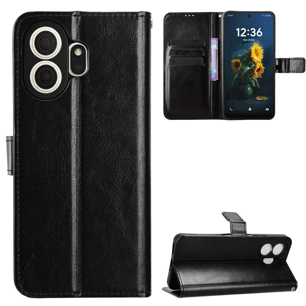 Flip Cover compatible for TCL NxtPaper 70 Pro PU Leather Phone Case Full-Body Protection with [RFID Blocking]