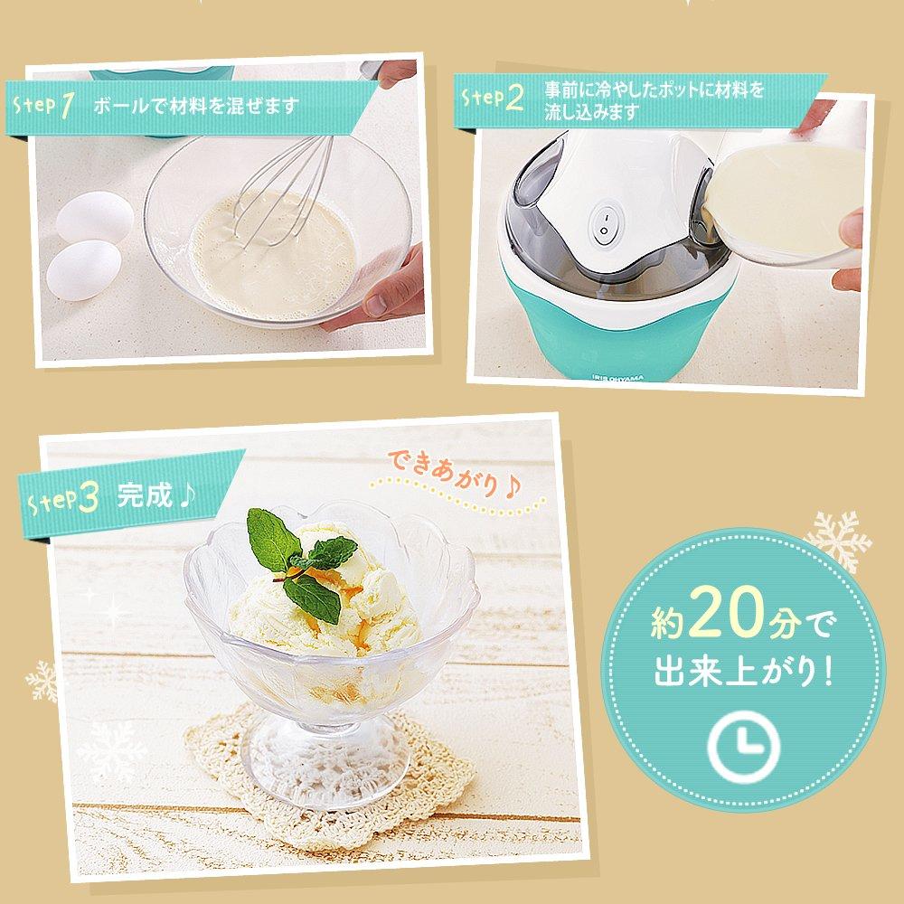 Iris Ohyama Ice Cream Maker Vanilla Mint ICM01-VM