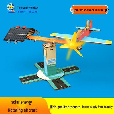 Solar-Powered Rotating Aircraft: STEAM Science Experiment Toy for Primary Students