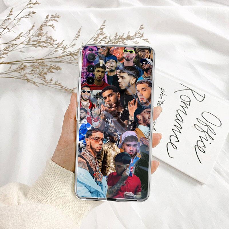 IK6 Anuel AA Transparent Phone Case for Motorola Moto Edge 20 30 40 50 S30 Fusion Ultra Pro Neo Lite + G200 G23
