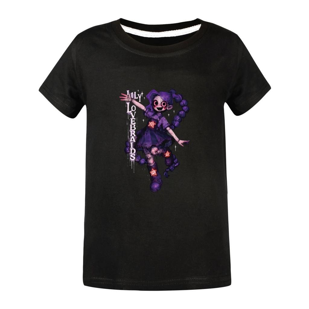 5583 T-shirt in Cotone a Maniche Corte Lily Lovebraids per Bambine e Ragazze