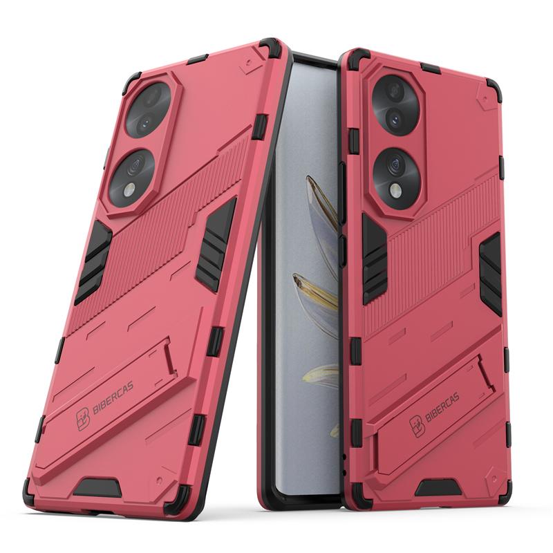 Etui Pokrowiec Dla Honor 70 Dla Huawei Honor 70 5G Capas Nowy Stojak Podpórka Odporny na Wstrząsy Tylny Uchwyt Pokrowiec Dla Honor 70 Pro 5G Fundas