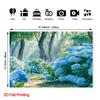 2D Enchanted Forest Tapestry, Nature Themed & Birthday Party Decoration
