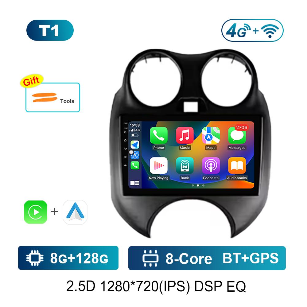 Android Intelligent System for Nissan March K13 2010 - 2013 Car Video Multimedia 9'' GPS Navigation 4G HD Screen Cooling Fan