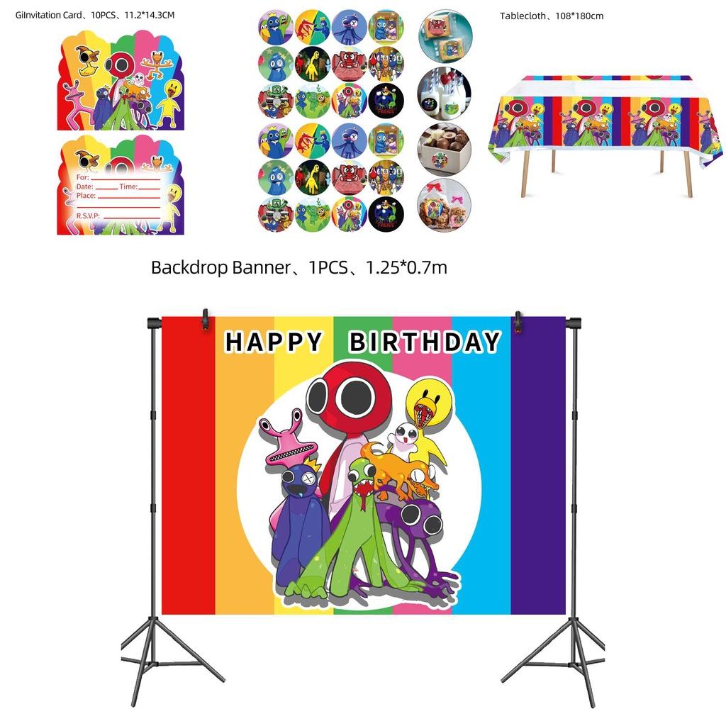 Get Ready To Party With These Amazing Roblox Rainbow Friends Party Supplies