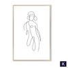 Abstrakte Frau Körper Eine Linie Zeichnung Leinwand Malerei Weibliche Figur Kunstdrucke Nordic Minimalistischen Poster Schlafzimmer Wand Kunst Dekor