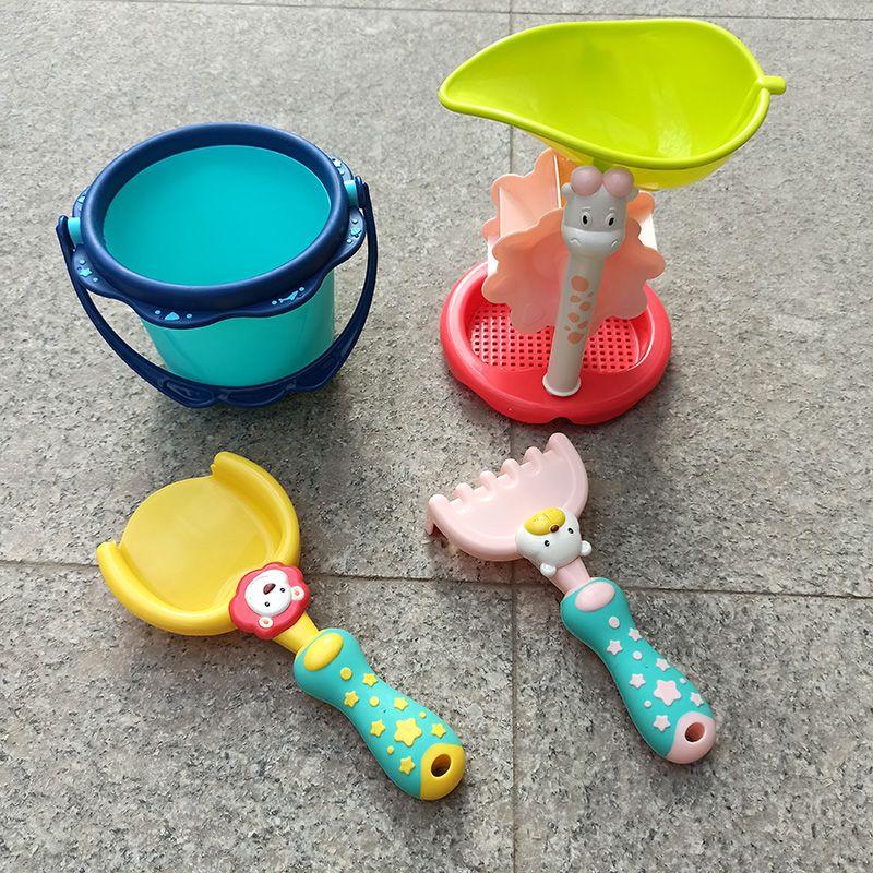 Children Beach Toy Suit Shovel Bucket Playing with Soil Baby Sand Digging Tool Sand Boys and Girls Sea Treasure Edge