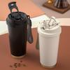 Portable Ceramic Coating Tumbler Durable Stainless Steel Coffee Mug Reusable Double Wall Vacuum Insulated Cups Exquisite Gifts