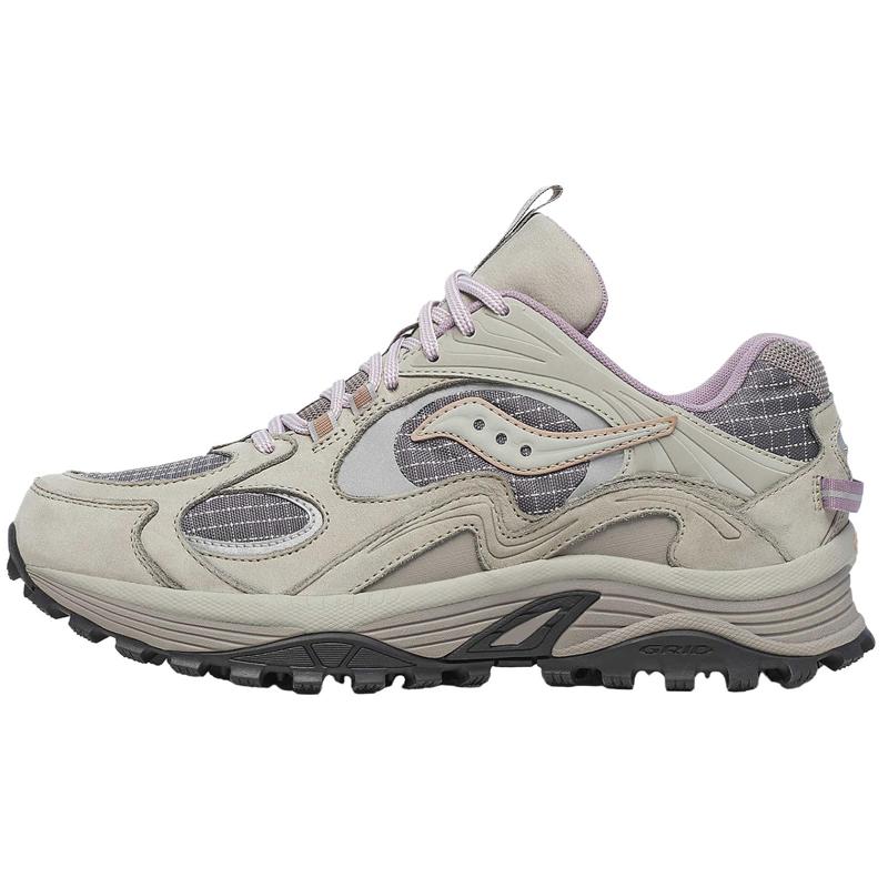 SAUCONY Grid Aura X Classic Comfortable Breathable Support Running Shoes Unisex Running Shoes Gray S70924-2