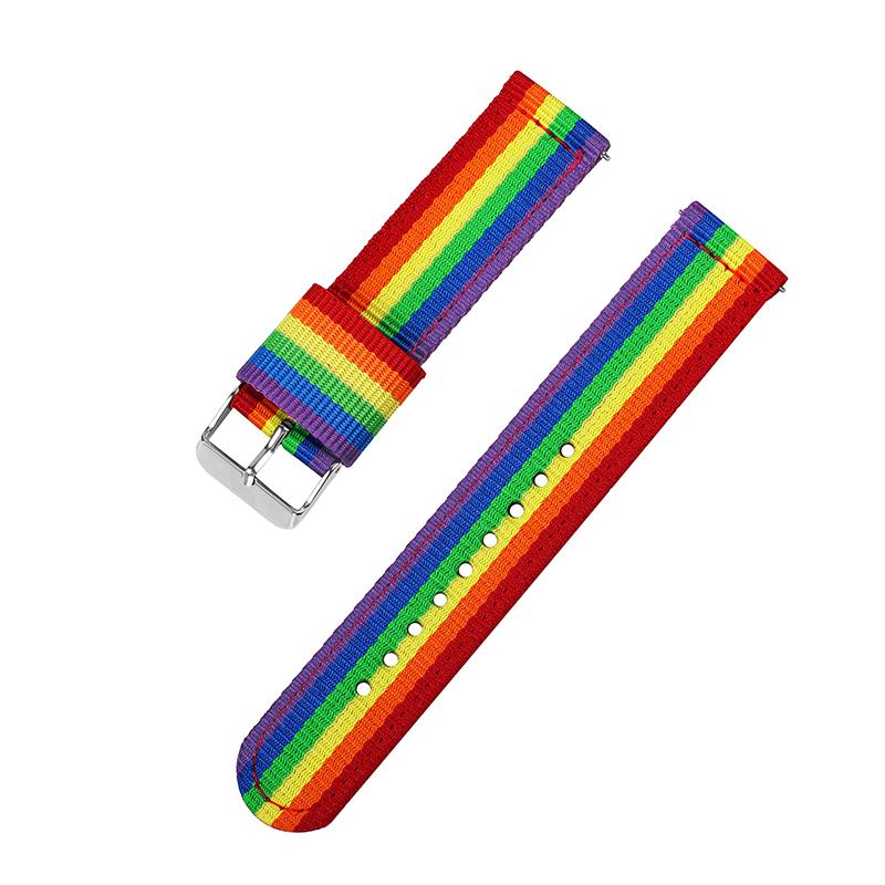 

Nylon Watch Strap 20mm 22mm Band Universal Canvas Bracelet for Casio for Men Women s Weave Wristband One Piece Loop Watch Band 20mm