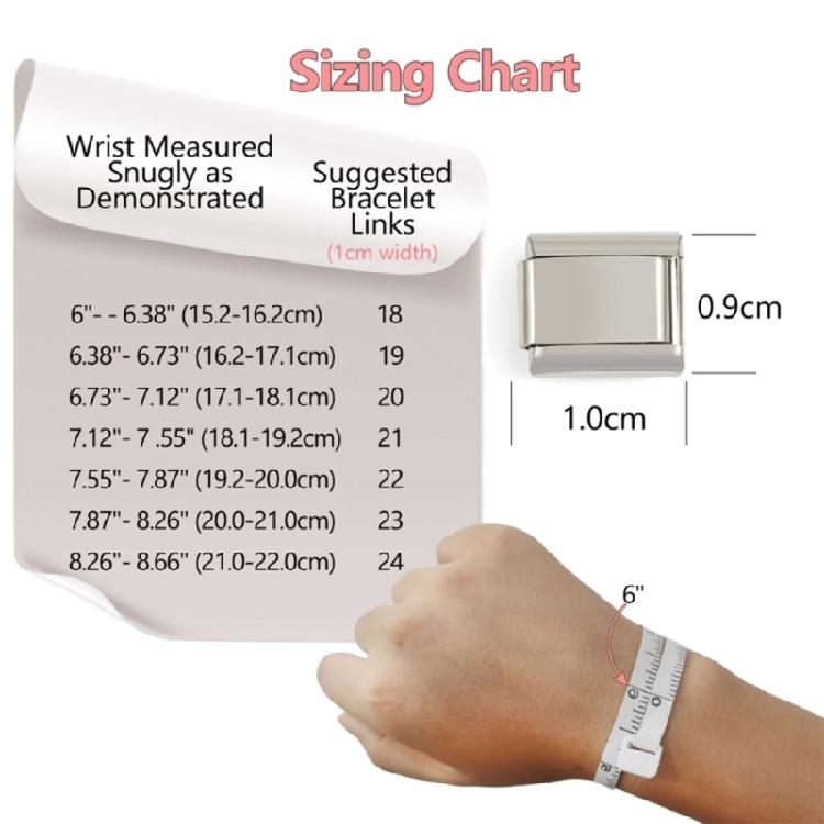 Unique Italian Charm Link Beads Jewelry Finding Jewelry Accessories Stainless Steel Texture Suitable for Bracelet Making